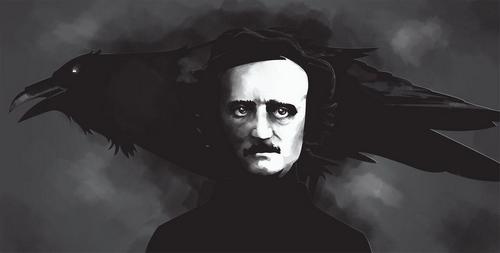 El cuervo y Edgar Allan Poe