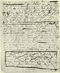 Manuscrito original, última página
